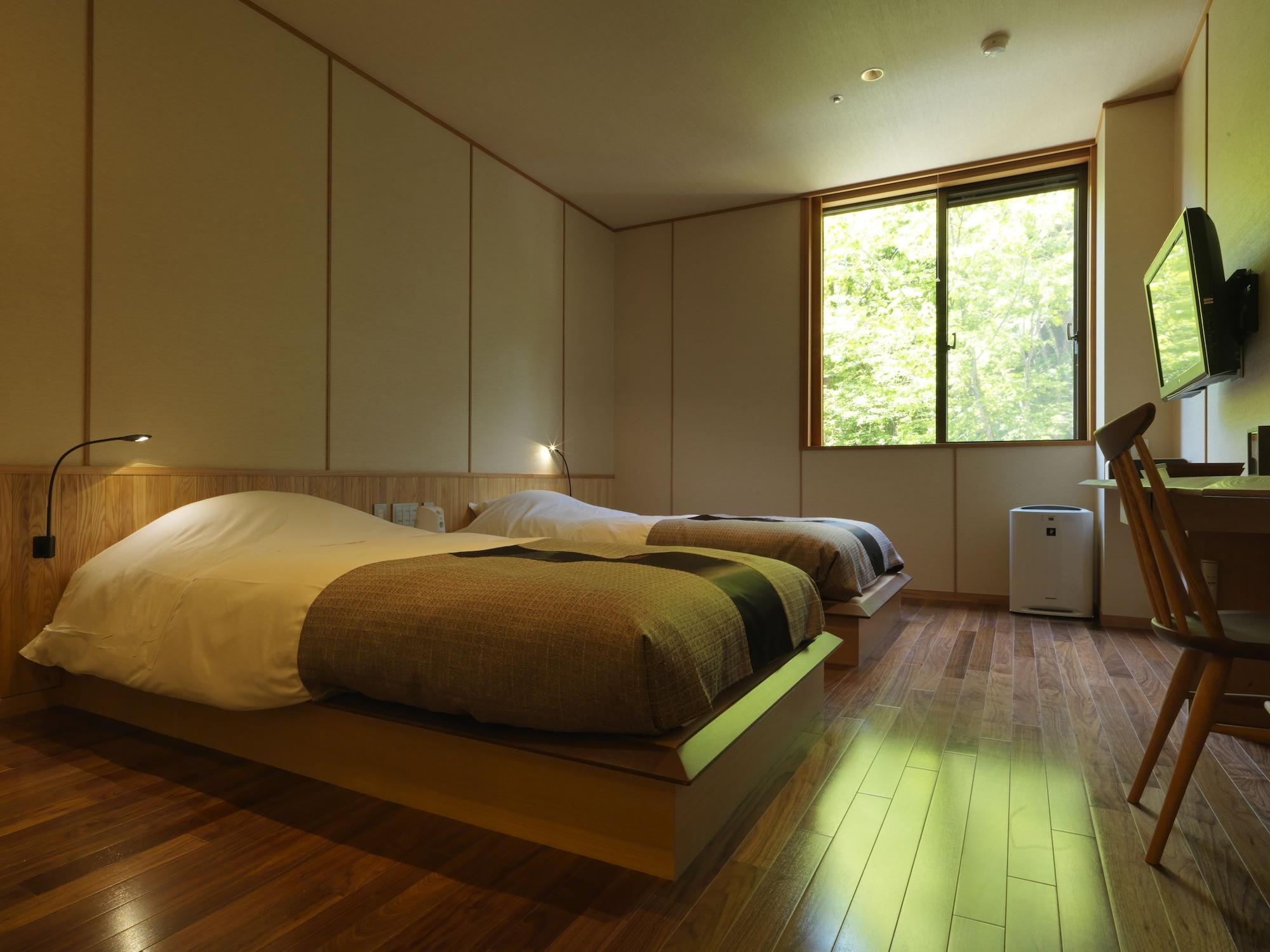 Niseko Konbu Onsen Tsuruga Moku-No-Sho Hotel Bagian luar foto