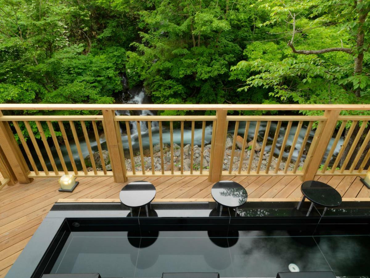 Niseko Konbu Onsen Tsuruga Moku-No-Sho Hotel Bagian luar foto